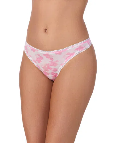 ON GOSSAMER PRINTED HIPSTER THONG