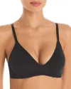 On Gossamer Sleek & Lace Wirefree Bra In Black