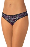 On Gossamer Mesh Hip Bikini In Confetti Burst