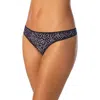 On Gossamer Triple Mesh Print Thong In Confetti Burst
