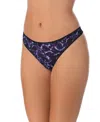 On Gossamer Triple Mesh Print Bikini In Blue