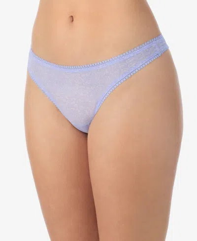 On Gossamer Women's 3-pk. Mesh Bikini Underwear 3202p3 In Blue