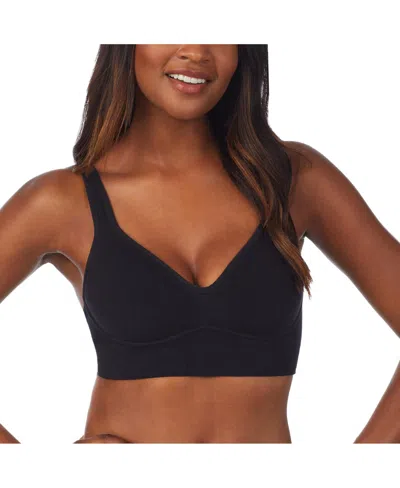 On Gossamer Women's Cabana Cotton Seamless Built Up Wirefree G3320 In Black