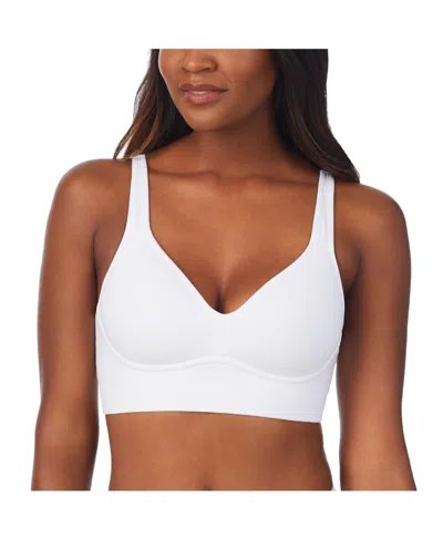 On Gossamer Women's Cabana Cotton Seamless Built Up Wirefree G3320 In White