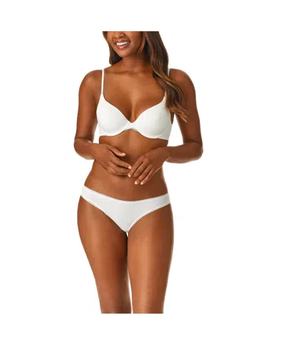 On Gossamer Women's Cabana Cotton T-shirt Bra G3194 In White