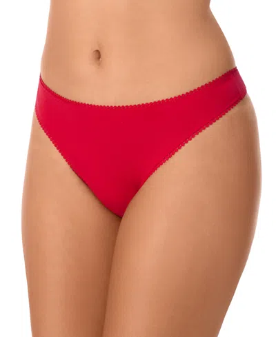 ON GOSSAMER WOMEN'S CABANA COTTON THONG UNDERWEAR 1412