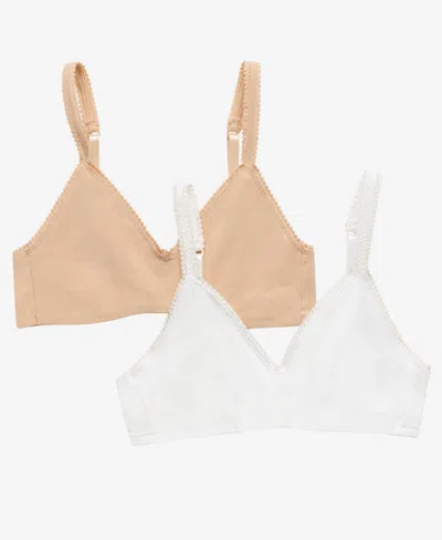 On Gossamer Cabana Bralette In Champagne,white