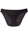 On Gossamer Women's Mesh Bikini Underwear 3202 In Black
