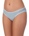 On Gossamer Women's Mesh Bikini Underwear 3202 In Blue