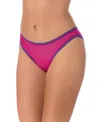 On Gossamer Hip-g Mesh Thong In Purple