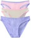 On Gossamer 3-pack Mesh Hip Bikinis