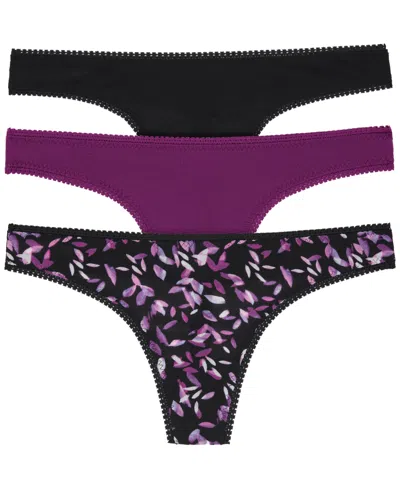 On Gossamer Women's Mesh Hip G 3 Pack Underwear 3512p3 In Multi