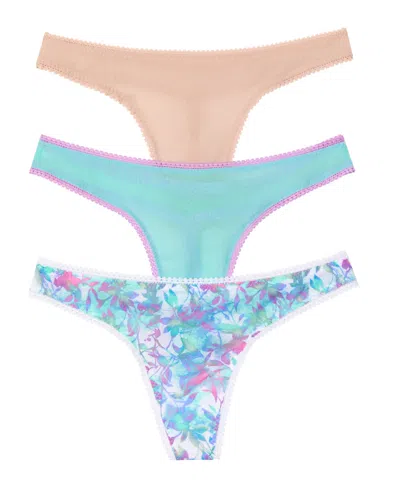 ON GOSSAMER WOMEN'S MESH HIP G 3 PACK UNDERWEAR 3512P3
