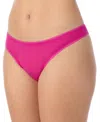 On Gossamer Mesh Hip G-string In Pink