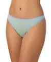 On Gossamer Hip-g Mesh Thong In Blue