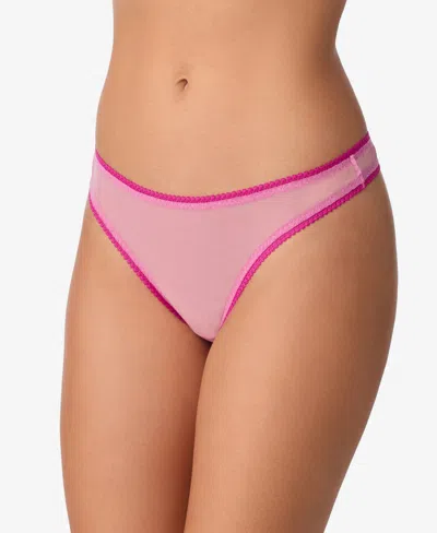 On Gossamer Women's Mesh Thong Underwear 3512 In Multi