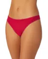 On Gossamer Mesh Hip G-string In Redhot