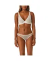 On Gossamer Women's Mesh Unlined Underwire Bra, G4333 In Mauve Chalk