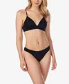 On Gossamer Women's Cabana Cotton Unlined Underwire Bra In Black