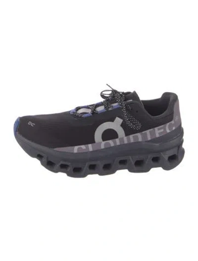 Pre-owned On Graphic Print Athletic Sneakers In Black