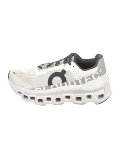 Pre-owned On Graphic Print Athletic Sneakers In White