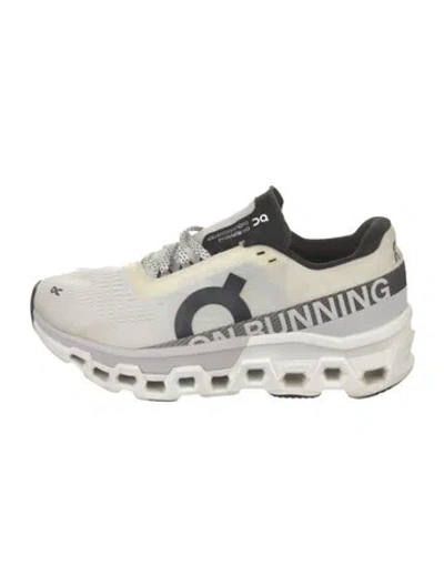 Pre-owned On Graphic Print Athletic Sneakers In White