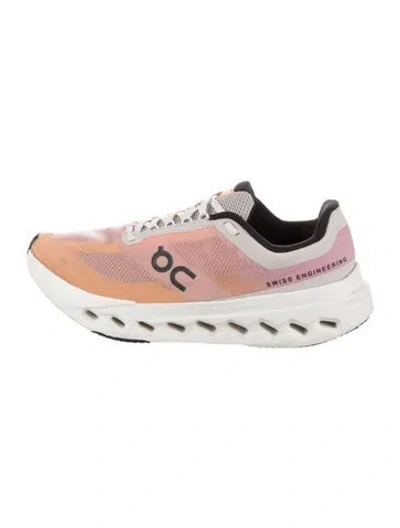 Pre-owned On Graphic Print Athletic Sneakers In White