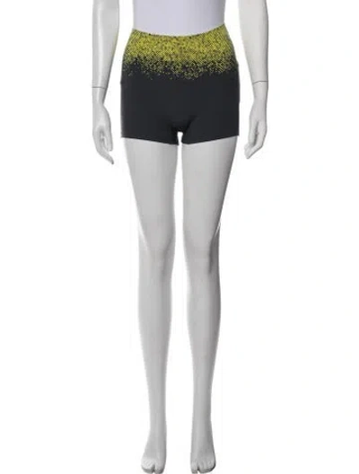 Pre-owned On Graphic Print Mini Shorts W/ Tags In Grey