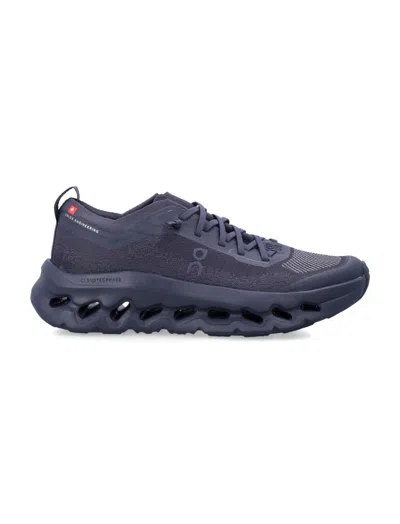 On Running Cloudtilt Mo Trainers In Recycled Polyester With Cushiing In Gray