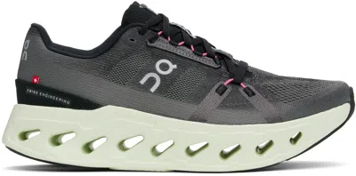On Gray & Green Cloudeclipse Sneakers In Rock | Lima