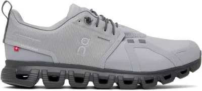 On Gray Cloud 6 Wp Sneakers In Alloy/wolf