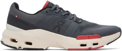 On Gray Cloudpulse Sneakers In Ste | Red