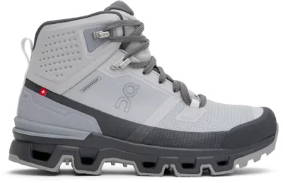 On Gray Cloudrock 2 Waterproof Sneakers In Glacier | Eclipse