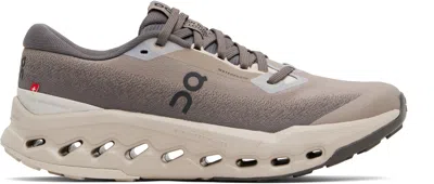 On Gray Cloudsurfer Trail 2 Waterproof Sneakers