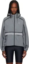 On Gray Performance Volt Jacket In Blue