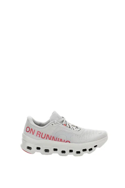 On Grey Cloudmster 1 Fabric Sneakers In Silver