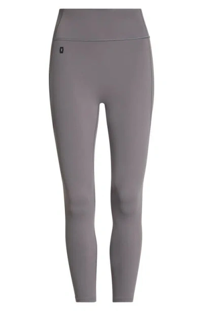 On High Waist 7/8 Studio Tights In Gray