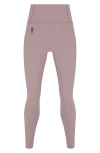 On High Waist 7/8 Studio Tights In Pink