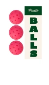 On Holiday Pickleball Set Of 6 Pink Pickleball Balls In 粉色