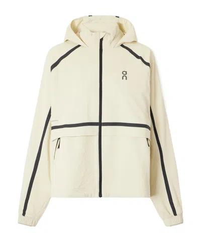 On Hooded Running Jacket In Neutral