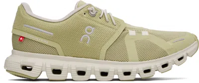 On Khaki Cloud 6 Sneakers
