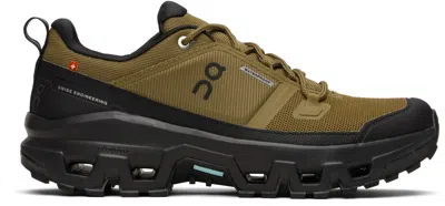 On Khaki Cloudrock Low Waterproof Sneakers