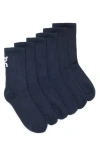 On Kids' 3-pack Crew Socks In Blue