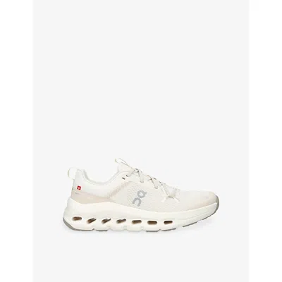 On Kids' Cloud Leap Woven Trainers In Grey/other