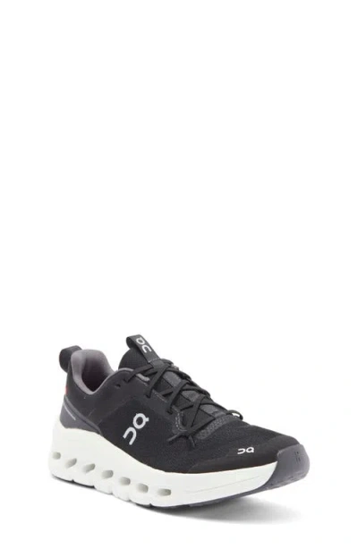 On Kids' Cloudleap Sneaker In Black/white