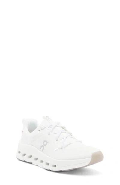 On Kids' Cloudleap Sneaker In White/white