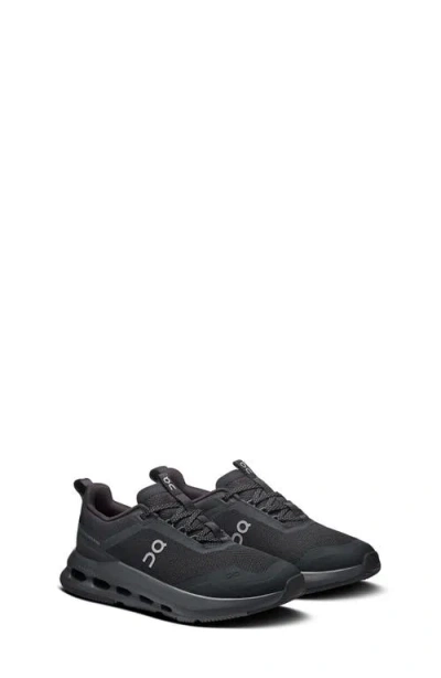 On Kids' Cloudnova Youth Sneaker In Black
