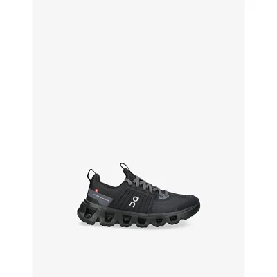 On Kids' Cloudswift Mesh And Shell Mid-top Trainers In Black