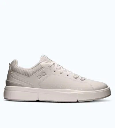 On Kids Roger Sneaker In Frost/silver In White