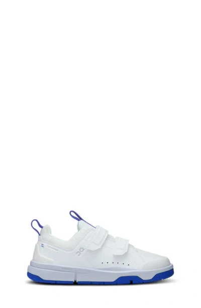 On Kids' The Roger Sneaker In White/ Indigo